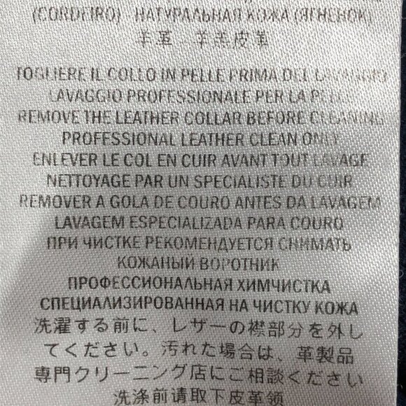 Gucci Men's Leather Collar Midnight Navy Short Sleeve Polo T- Shirt size L - Picture 12 of 16